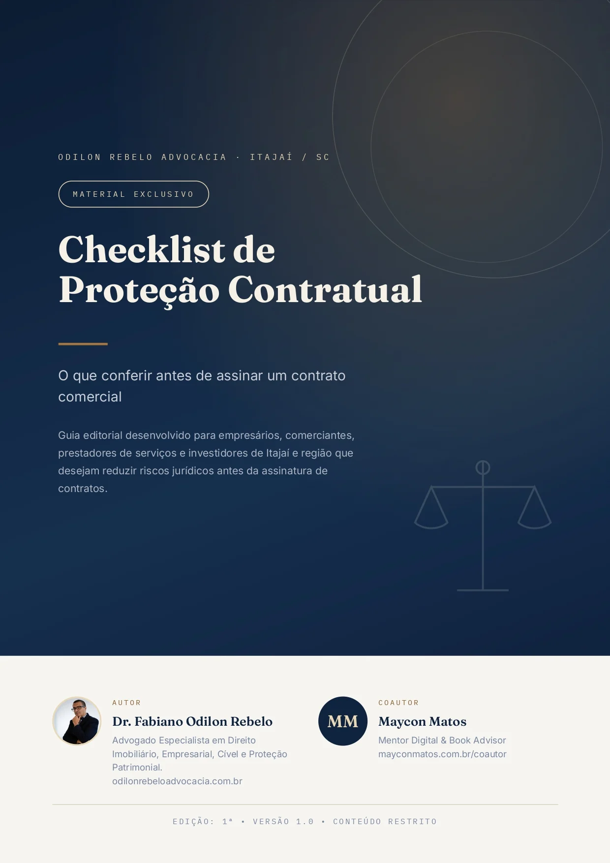 Capa do Ebook SEO Local para Médicos e Advogados