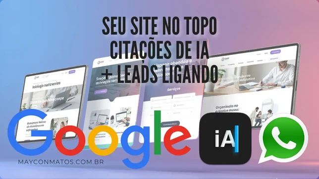 Criação de site profissional em Navegantes otimizado para Google e IAs